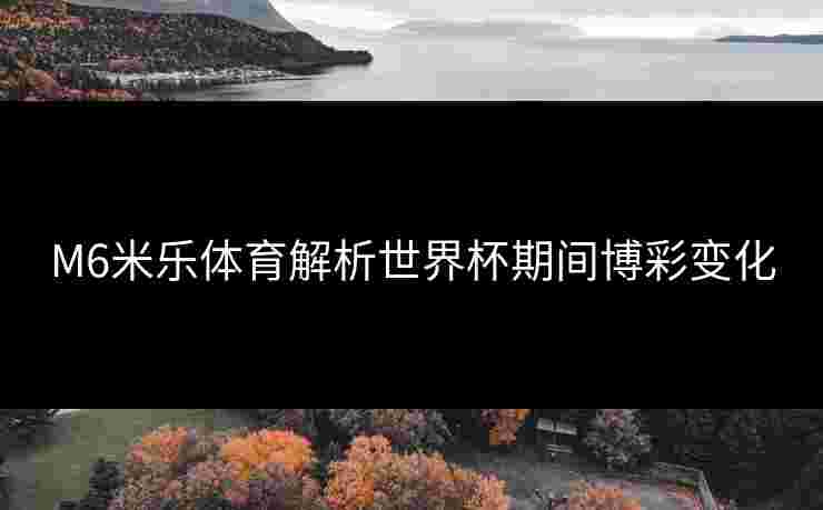 M6米乐体育解析世界杯期间博彩变化