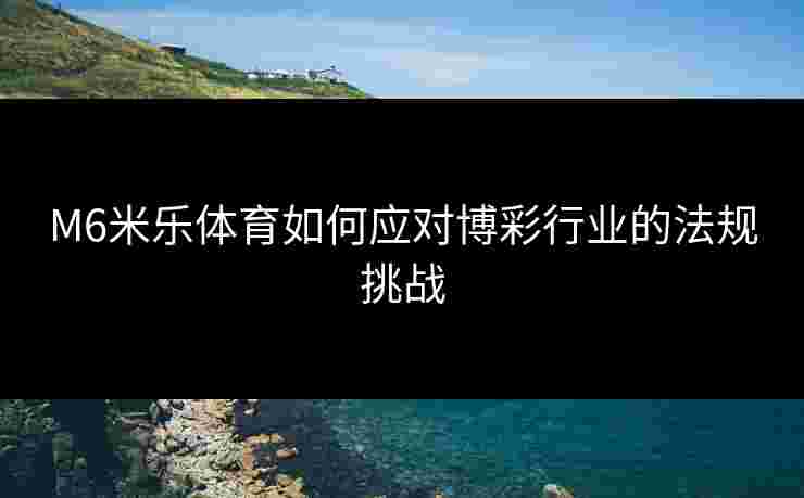 M6米乐体育如何应对博彩行业的法规挑战