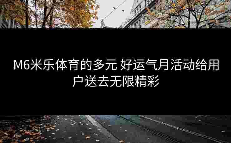 M6米乐体育的多元 好运气月活动给用户送去无限精彩