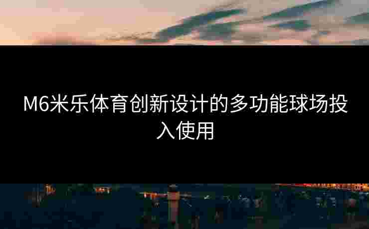 M6米乐体育创新设计的多功能球场投入使用