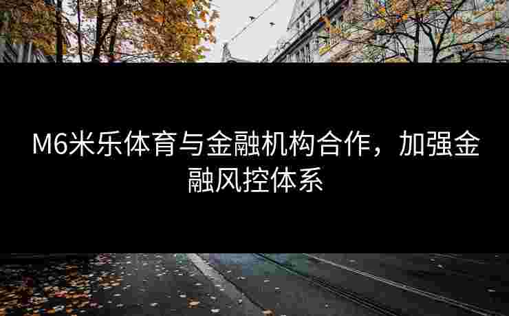 M6米乐体育与金融机构合作，加强金融风控体系