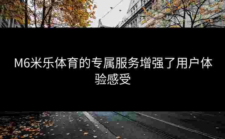 M6米乐体育的专属服务增强了用户体验感受